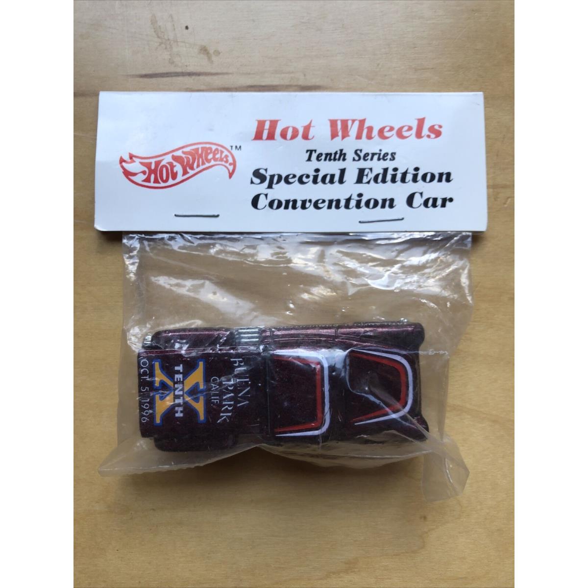 Hot Wheels 10th Series Speci Edition Convention Car 56 Flashsider Buena Park Ca