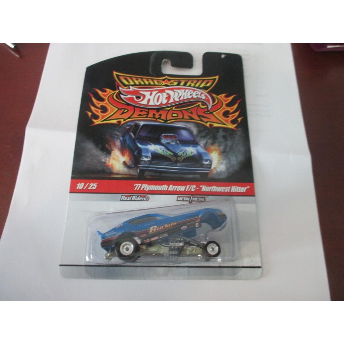 77 Plymouth Arrow F/c Northwest Hitter Hot Wheels Dragstrip Demons Car