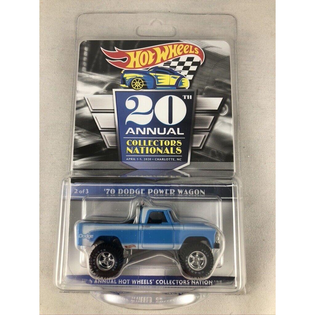 Collectors Convention 20th Annual 2020 Hot Wheels 70 Dodge Power Wagon