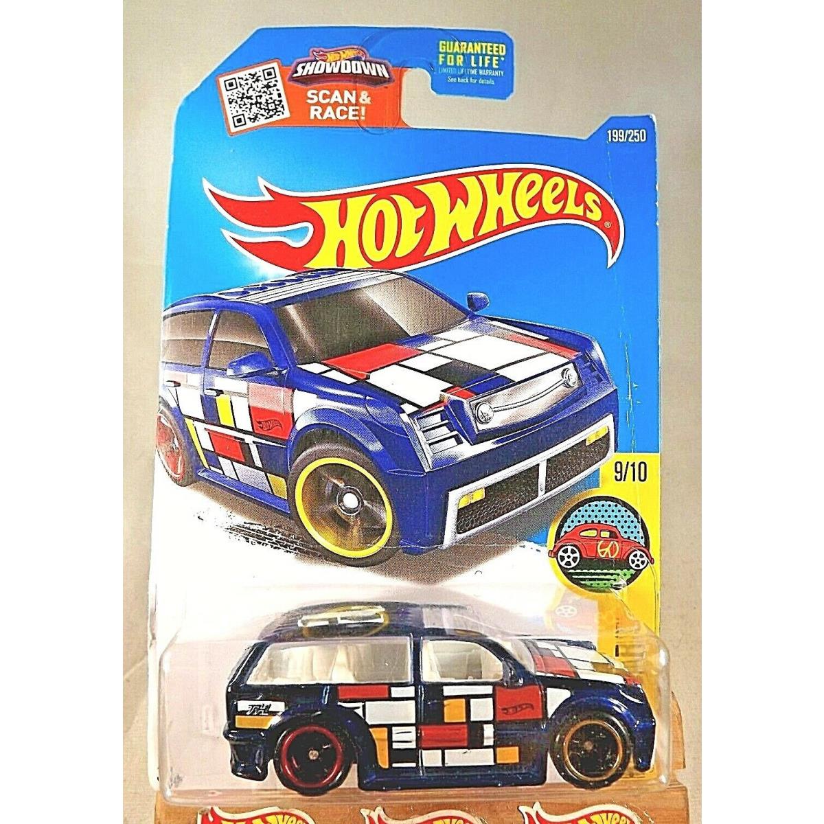 2016 Hot Wheels Super Treasure Hunt 199 Art Cars Boom Box Dark Blue Wrealriders