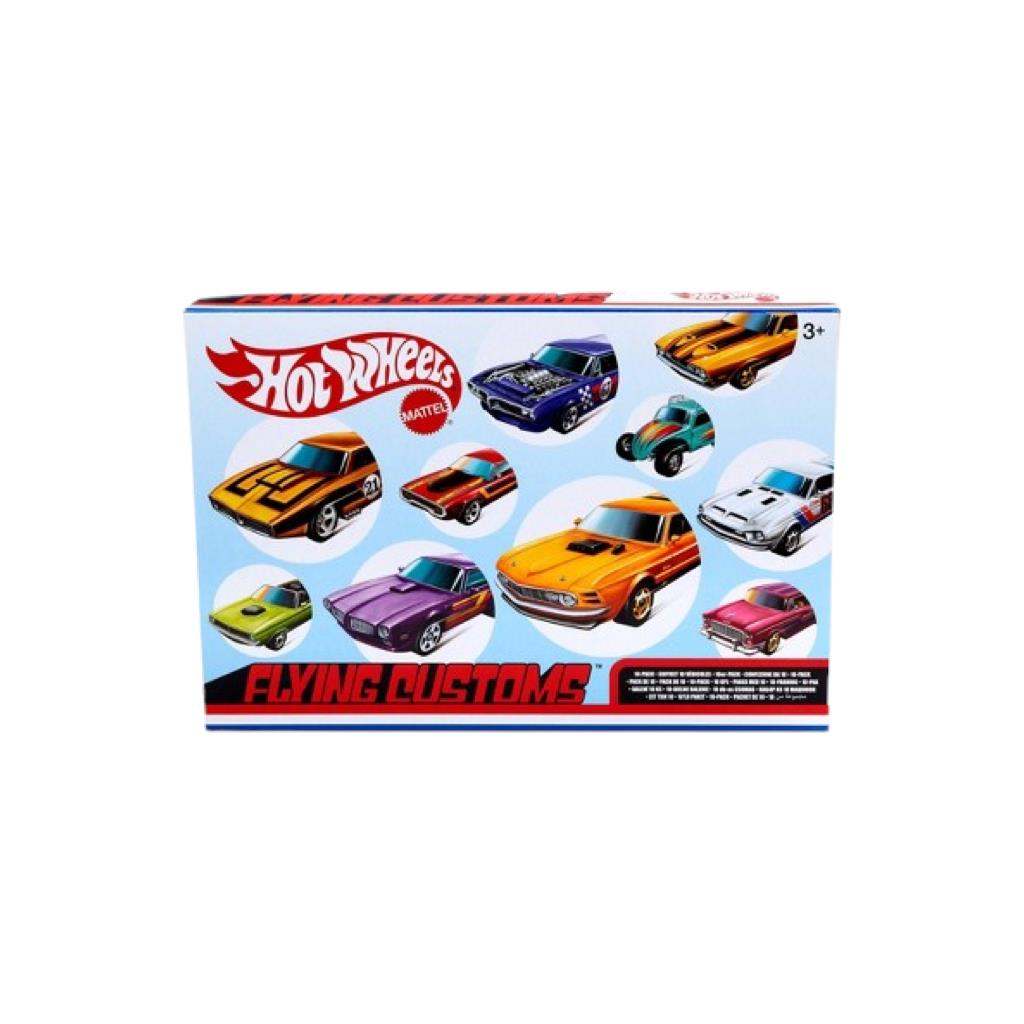 2021 Hot Wheels - Target Exclusive - Flying Customs 10 Pack - Box Gift Set