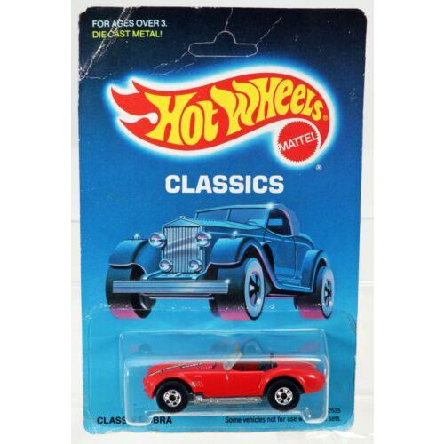 Hot Wheels Classic Cobra Classics Series 2535 Nrfp 1988 Red 1:64
