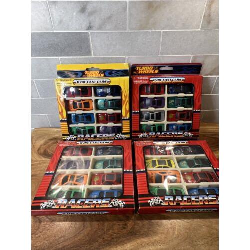 Turbo Wheels Racers 8 Die Cast Cars Greenbrier International Inc
