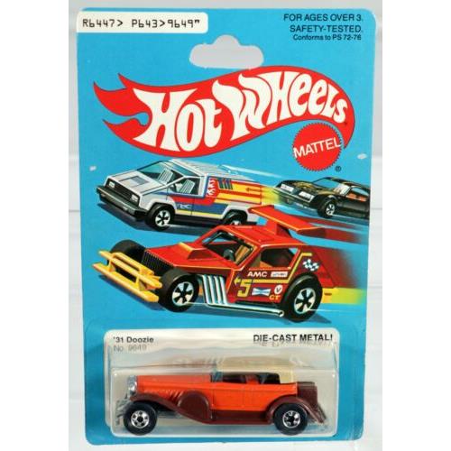 Hot Wheels Vintage `31 Doozie 9649 Never Removed From Package 1979 Orange 1:64