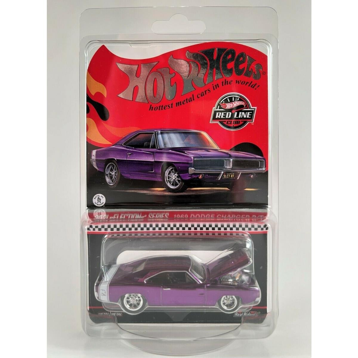 Hot Wheels Red Line Club 2021 Selections 1969 Dodge Charger R/t - IN H