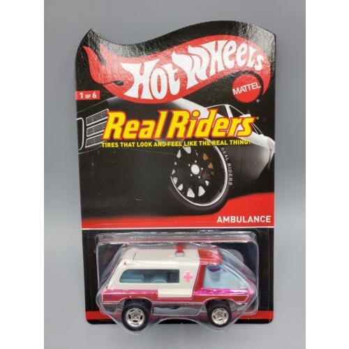 Hot Wheels Red Line Club Rlc Real Riders Series 10 Ambulance
