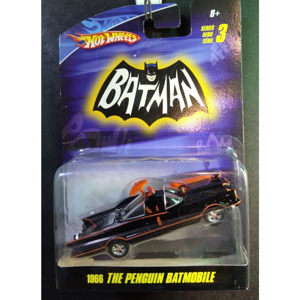 2010 Hot Wheels Batman 1966 The Penguin Batmobile Rare Series 3 Vhtf