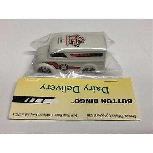 Dairy Delivery White Paint Hot Wheels Button Bingo 2005 Collectors Nationals
