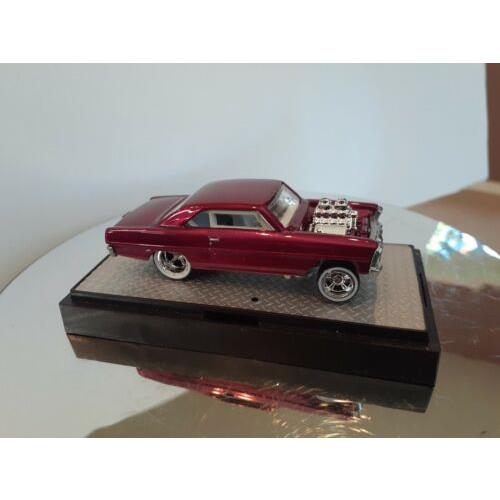 Hot Wheels toy Chevy Nova - MAGENTA