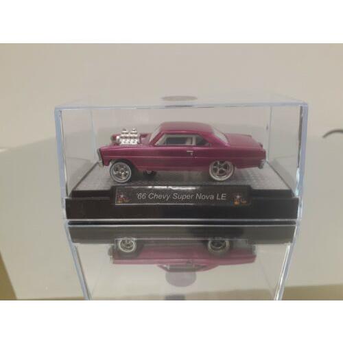 Hot Wheels by Ralph`s Customs `66 Super Nova Hot Pink Spectraflame W Real Riders