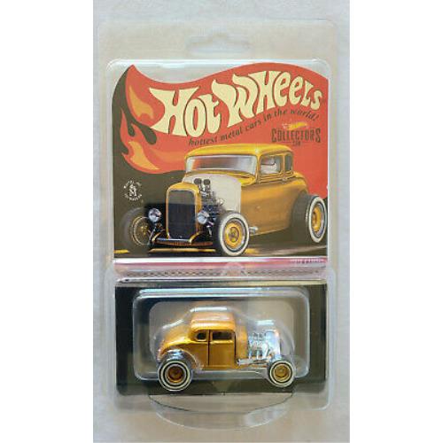 2021 Hot Wheels Rlc Gold Special Edition `32 Ford Deuce Coupe 12376