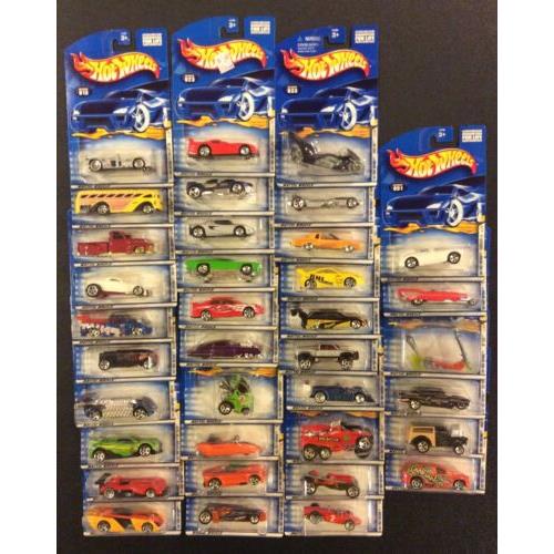 Hot Wheels Die Cast Cars 2001 First Editions 1 - 36 Complete Set Noc Mattel