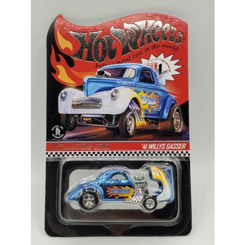 Hot Wheels 2020 Red Line Club Rlc Selection Series Blue 41 Willys Gasser