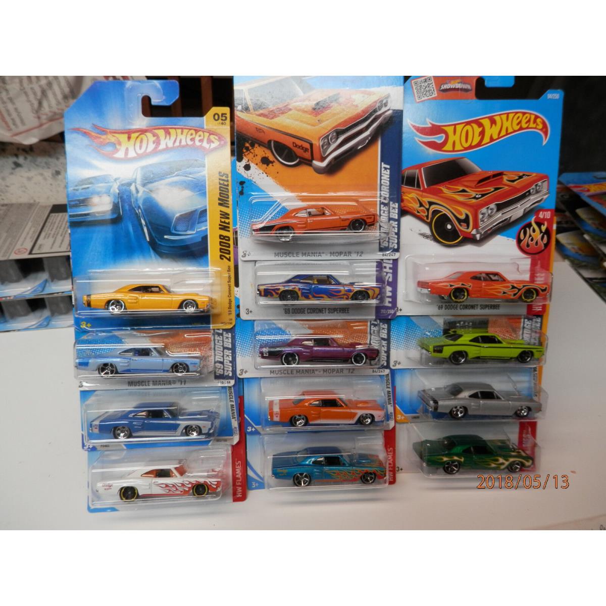 Hot Wheels Dodge Superbees Set of 13 Colors n6