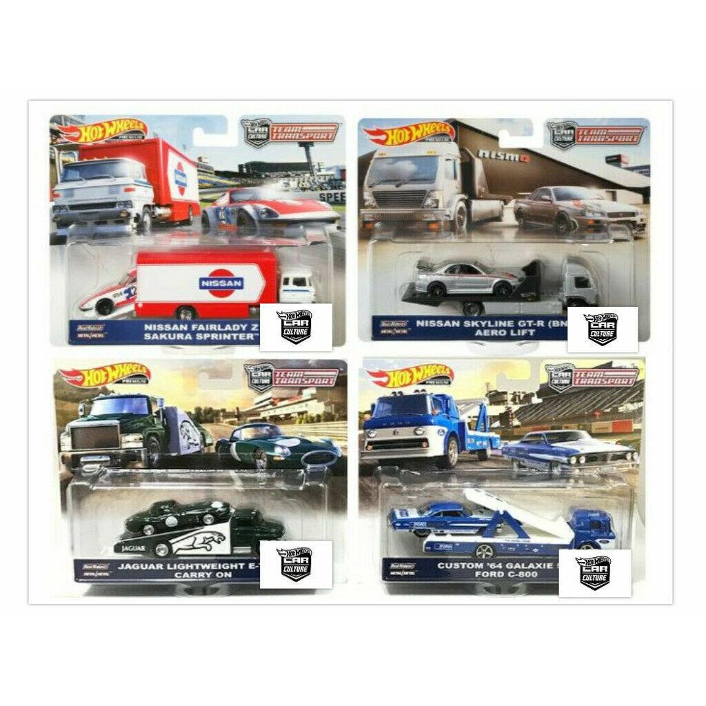 Hot Wheels 2019 Car Culture Team Transport Case F Set of 4 Trucks FLF56-956F