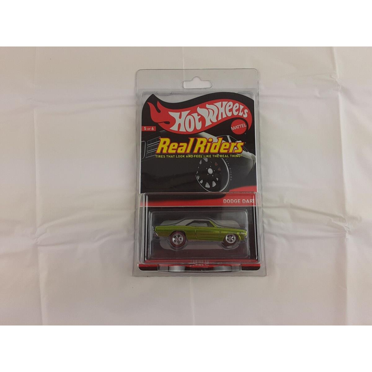 Hot Wheels Rlc Redline Club Series 10 - Dodge Dart Green Real Riders 3568/4000