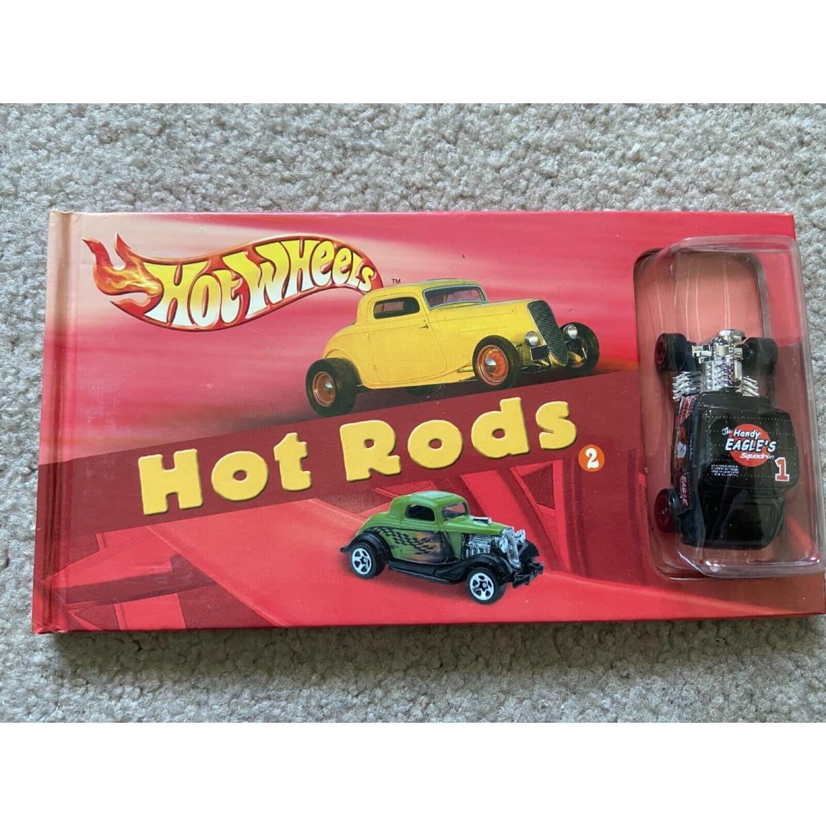 Hot Wheels Hot Rods Book and Car - Plastic Blister