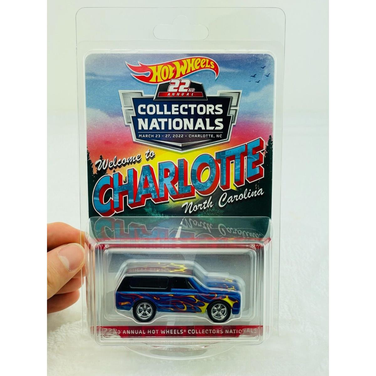 Hot Wheels 22nd Collectors Nationals 70 Chevy Blazer 350/6200 Low Number