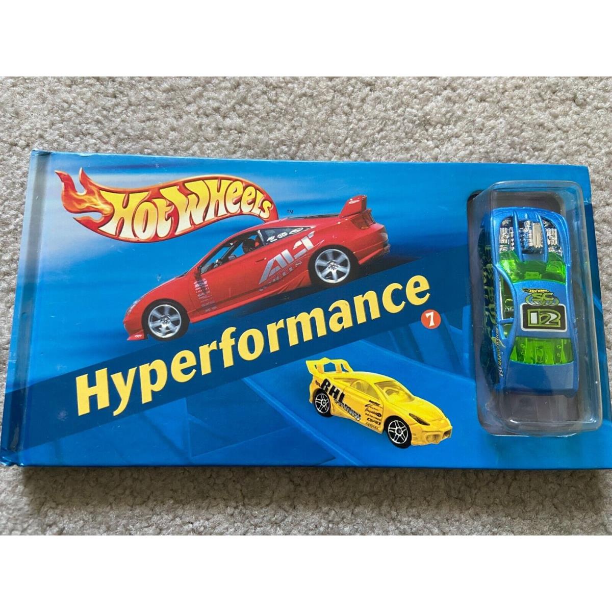 Hot Wheels Hyperformance Book and Car - Plastic Blister