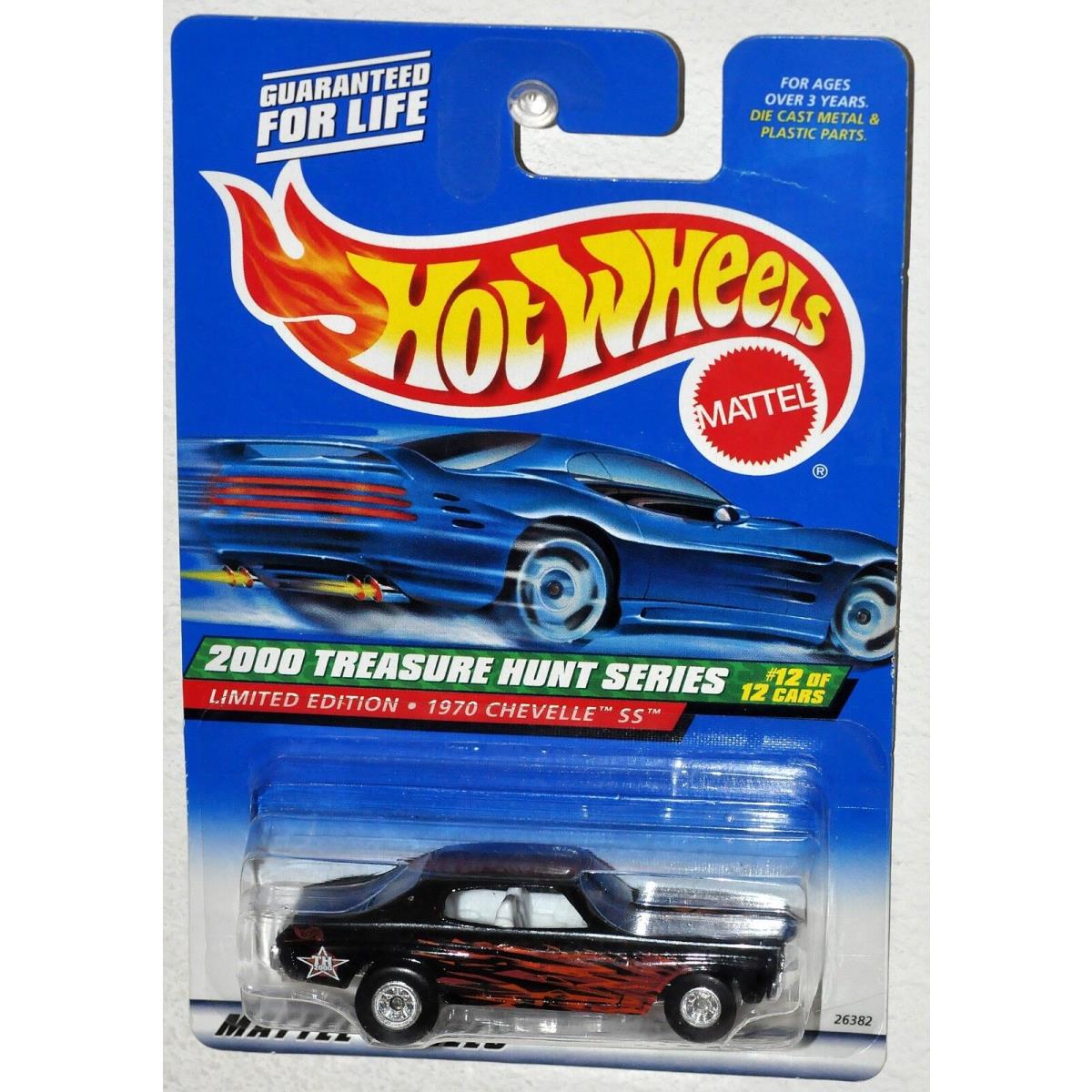 Hot Wheels 2000 60 Treasure Hunt 12 1970 Chevelle SS Moc China Base Variation