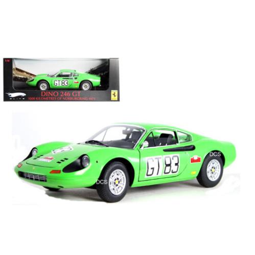 Elite 1971 Ferrari Dino 246 GT 83 Nurburgring 1/18 Diecast Car T6268