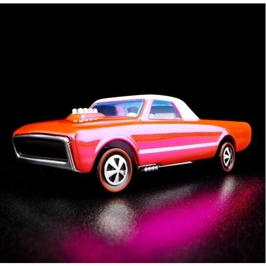 Hot Wheels Rlc Custom Fleetside - Pink Editions Red Line Club Exclusive