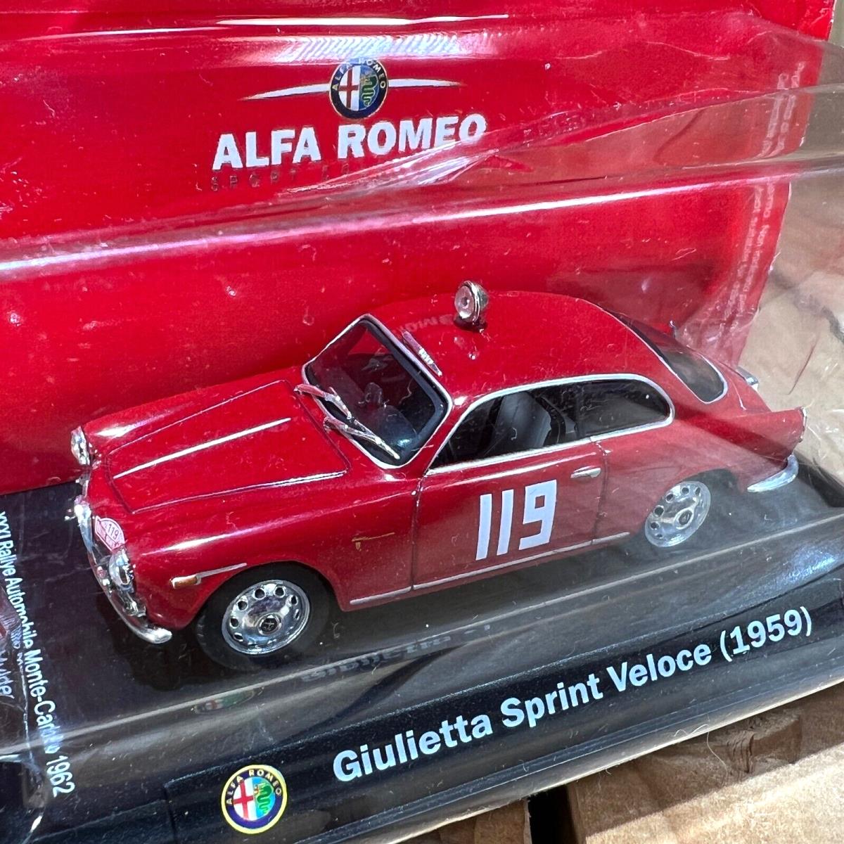 1959 Alfa Romeo Giuliette Sprint Veloce Officially Licensed 1:43 Diecast Car