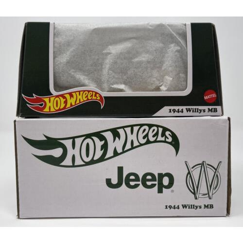 Hot Wheels 2021 Rlc Exclusive 1944 Jeep Willys MB Spectraflame Green