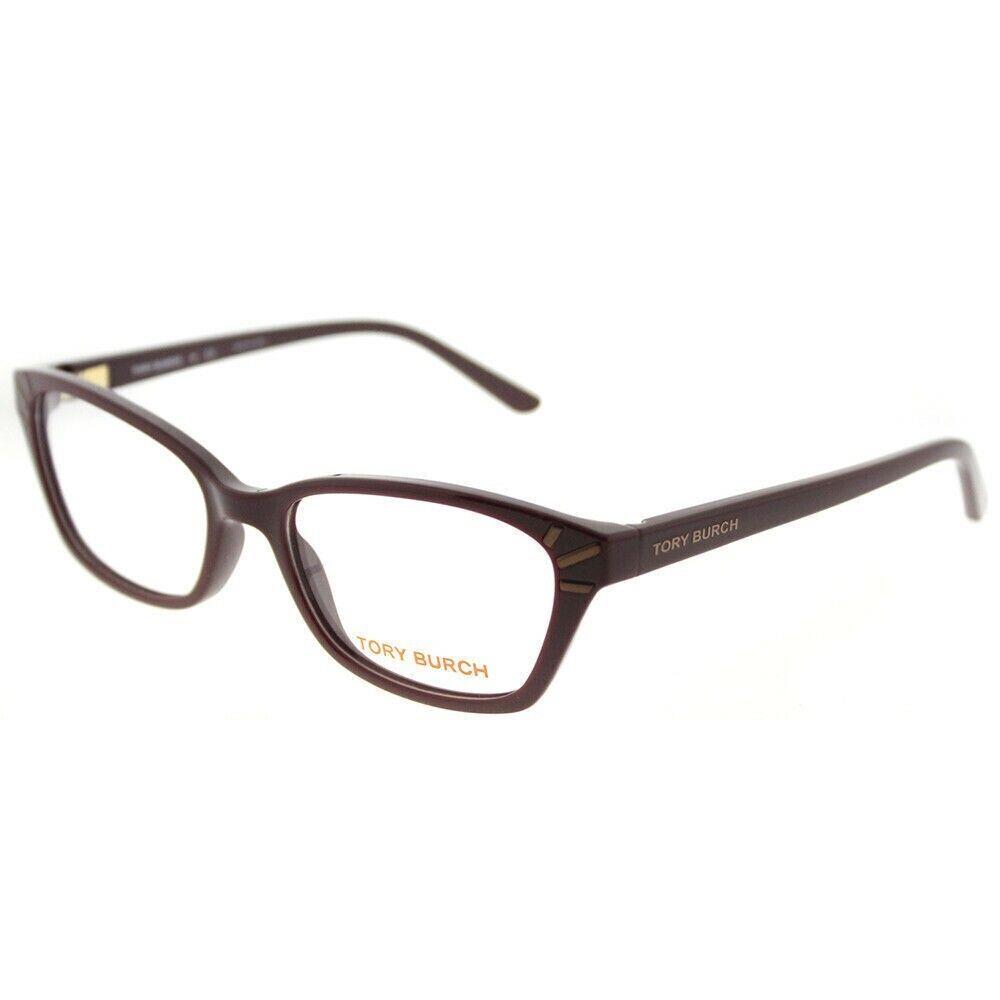 Tory Burch Plastic Rectangle Eyeglasses TY4002 1681 Bordeaux 52mm