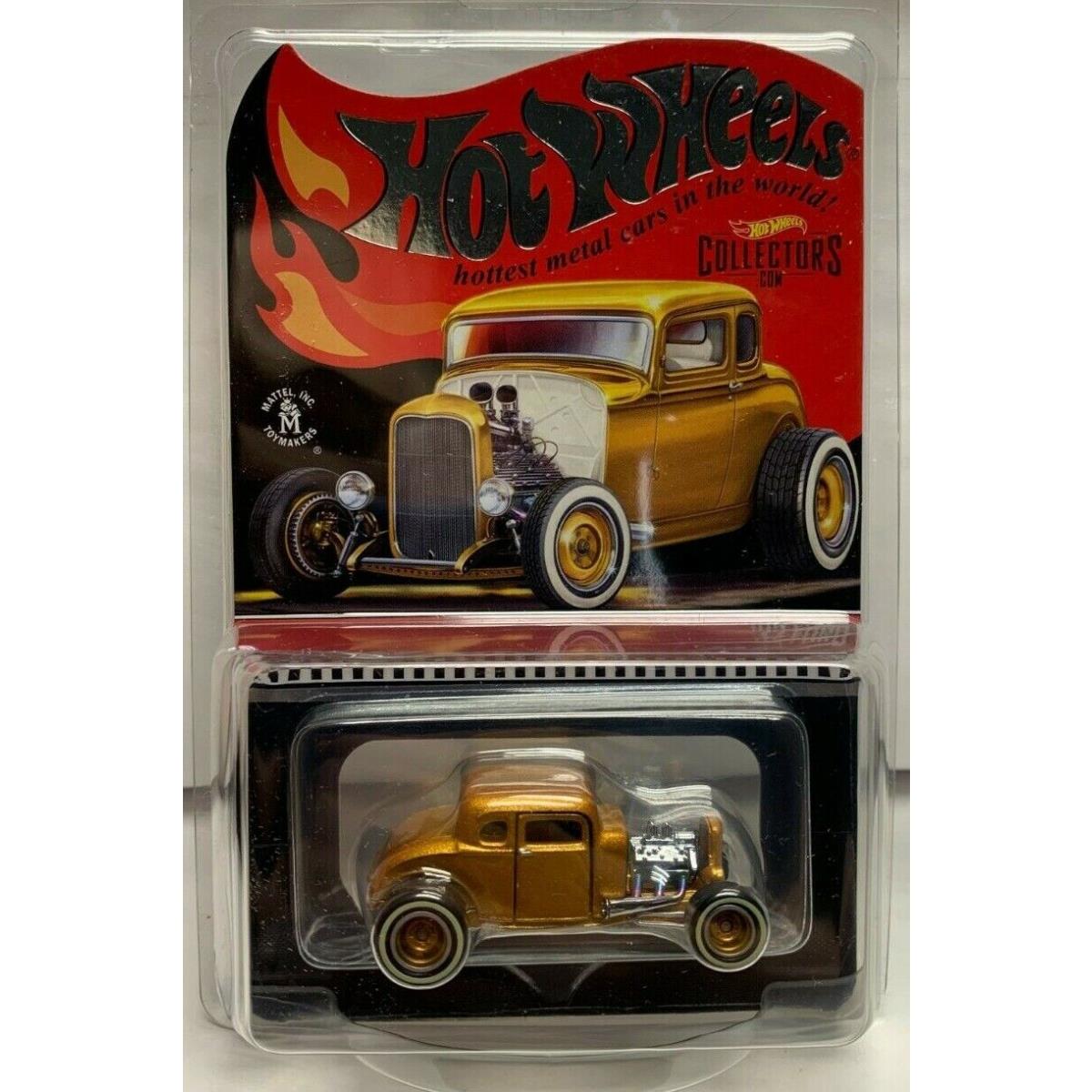 Hot Wheels 2021 Red Line Club Rlc Gold `32 Ford Real Riders `d 2303/17500