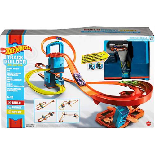 Hot Wheels Track Builder Unlimited Ultra Stackable Booster Kit Motorized Car Toy