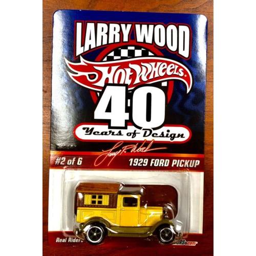 Hot Wheels Rlc Larry Wood 40 Years OF Design 1929 Ford Pickup 2 603/6 500 - NM