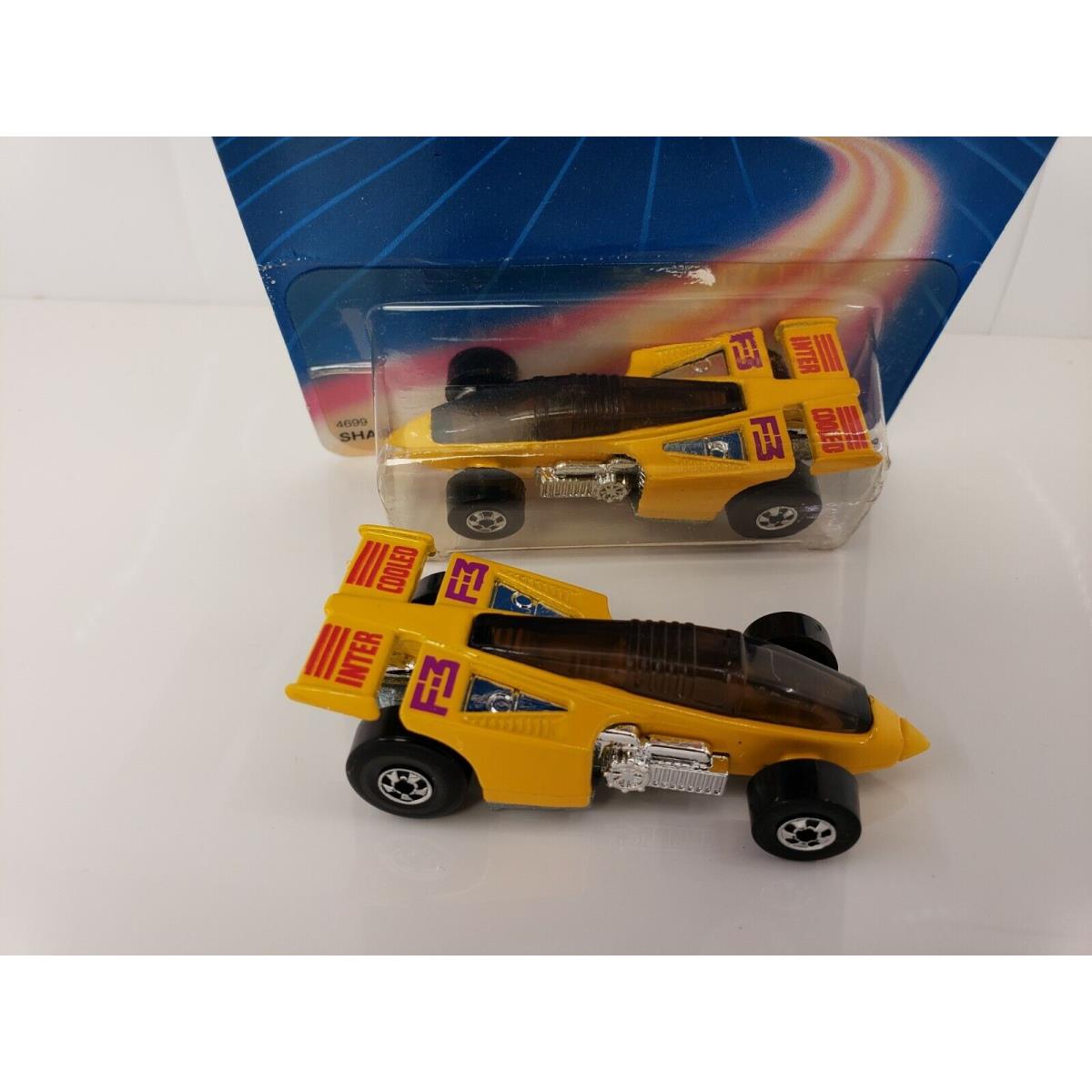 Hotwheels 1987 Yellow Shadow Jet with Two Mint Cars Kidstoyz
