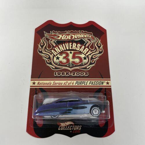 Hot Wheels 3rd Annual Nationals 2 of 4 Black/purple Passion W/rr`s 2343/4000