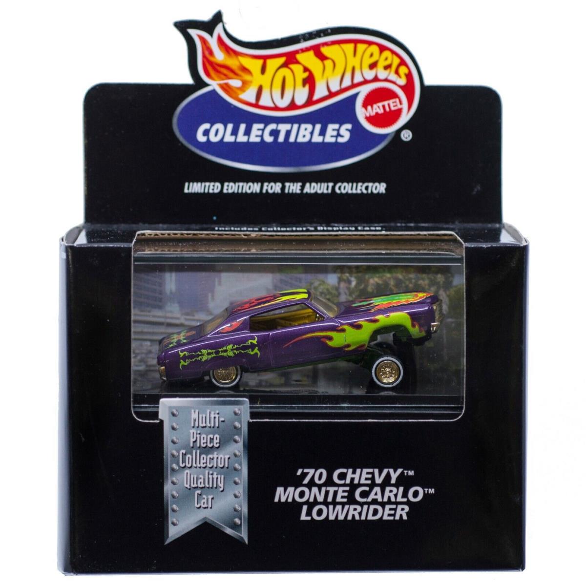 Hot Wheels Cool Collectibles `70 Chevy Monte Carlo Lowrider Purple 1/64 - Purple