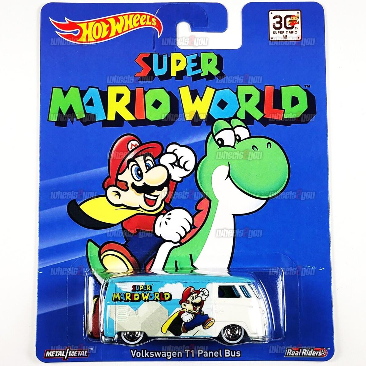 Volkswagen T1 Panel Super Mario World - 2015 Hot Wheels Pop Culture Real Riders
