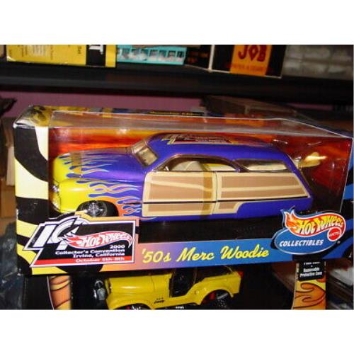Hot Wheels ED Roth 50`s Merc Woodie Collectible Still -purple 1/18