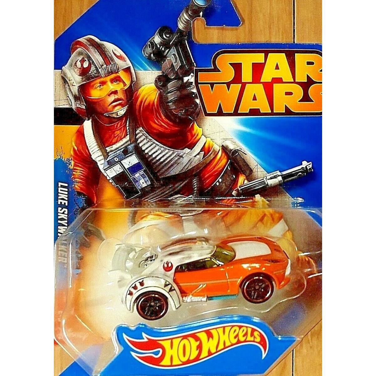 Hot Wheels Star Wars Character Cars Set OF 10 Darth Vader Luke Skywalker R2D2