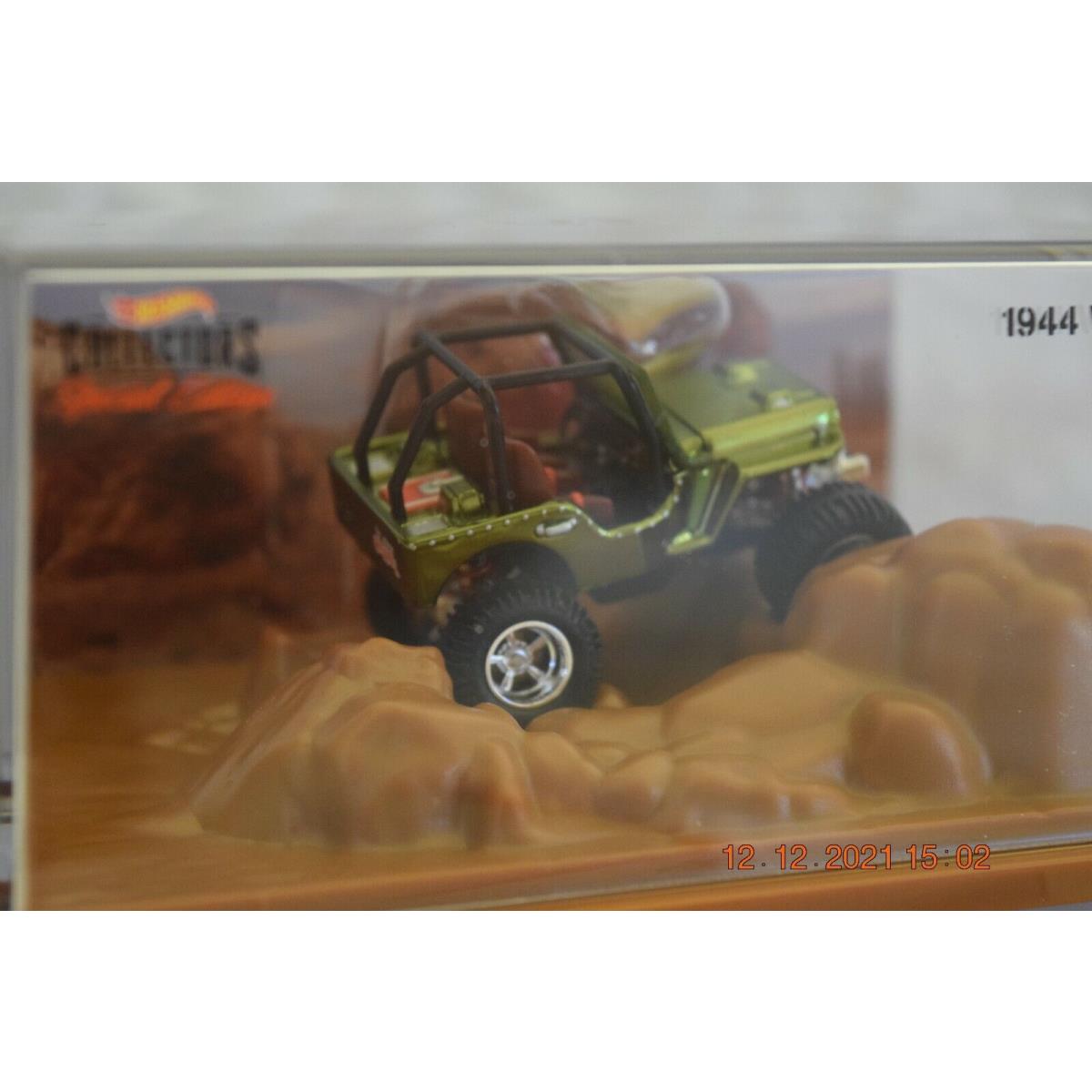 Hot Wheels toy Jeep - Olive
