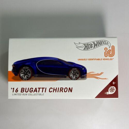 Hot Wheels ID Series 2 HW Turbo 03/04 16 Bugatti Chiron 1:64 Diecast Car Blue