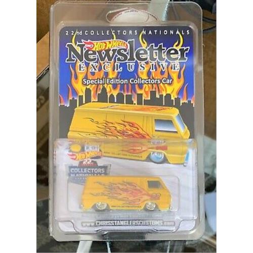 Hot Wheels Newsletter 22nd Nationals Convention 2022 Yellow `66 Dodge A100 /980