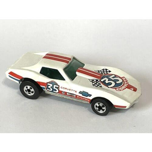 Vintage Mattel Hot Wheels 1975 Blackwall Corvette Stingray 35th Anniversary