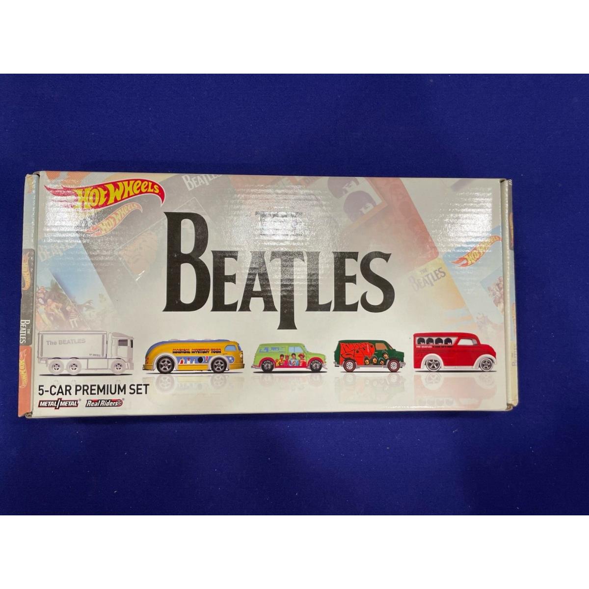Hot Wheels Premium Entertainment Pop Culture - The Beatles - Box Set OF 5