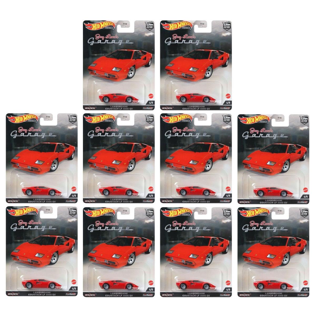 Hot Wheels 1:64 Car Culture Jay Leno Garage Lamborghini Countach LP 5000 HCK09