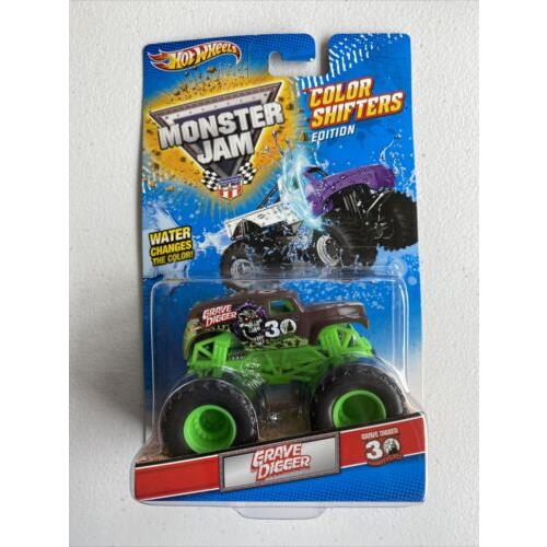 2011 Hot Wheels Monster Jam Grave Digger 30th Anniversary Color Shifters