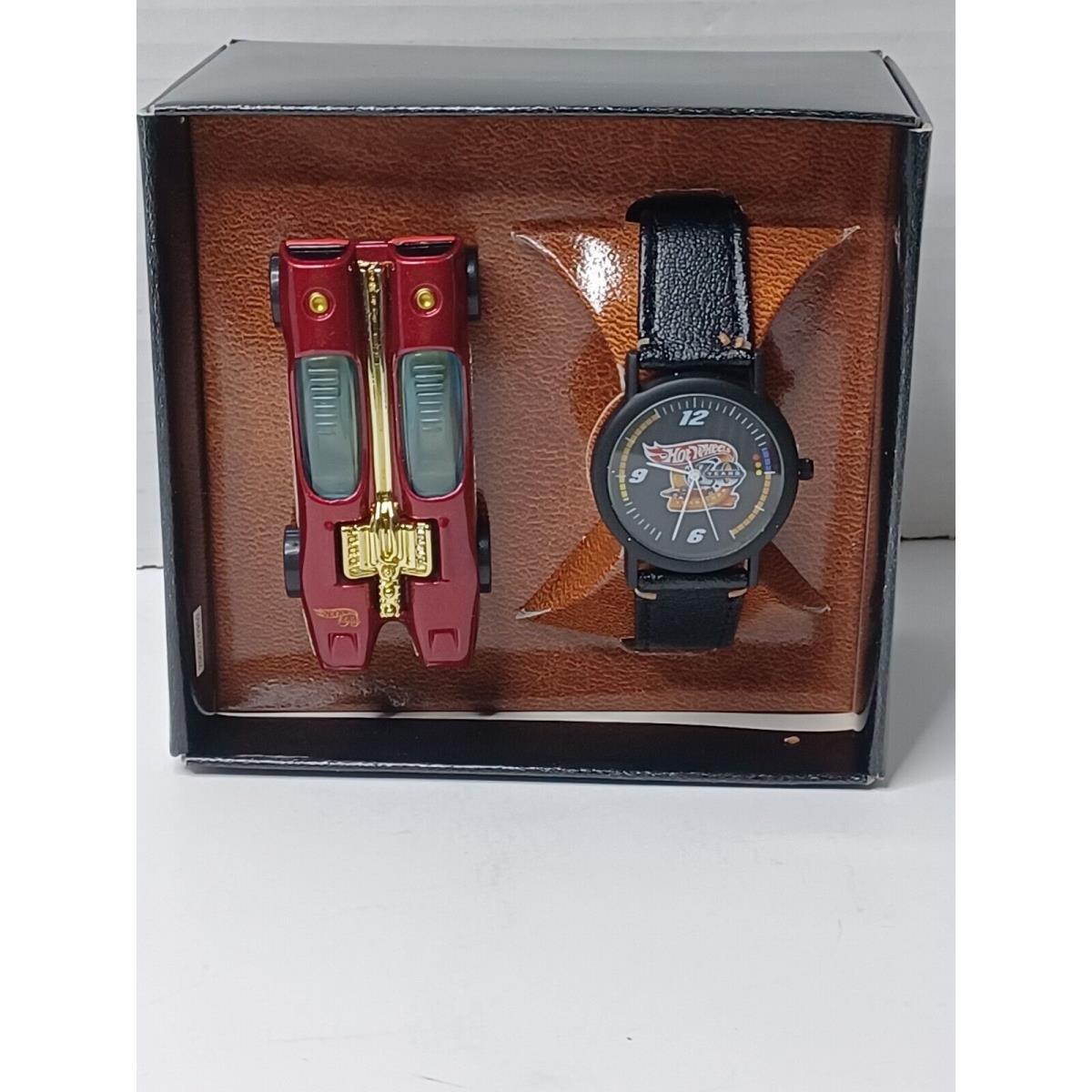 1998 Vintage Hot Wheels Watch and Car Limited Splittin Image Collector Watch Set