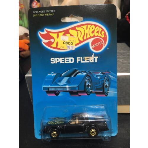 1986 Hot Wheels Speed Fleet 1977 Hot Bird Black W/yellow Design