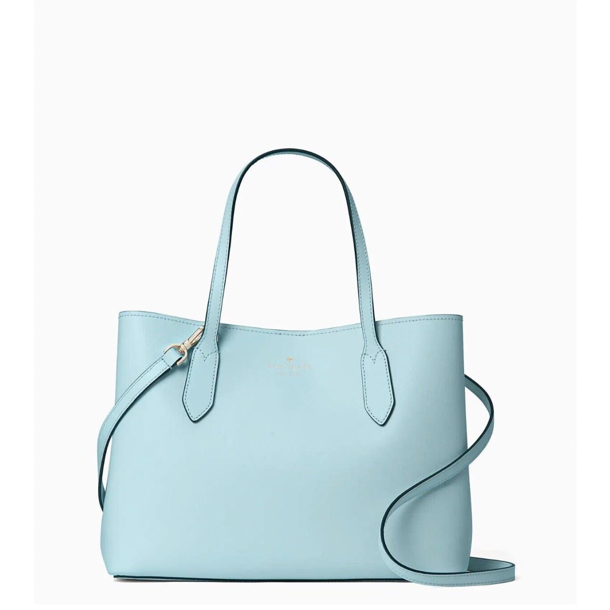 Kate Spade Harper Aqua Pool Blue Satchel Leather Bag Retail