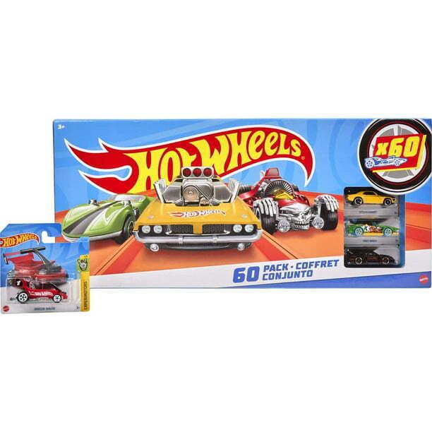 Hot Wheels 60-Pack 1:64 Scale Collectible Vehicles Toy Car Truck For Collectors