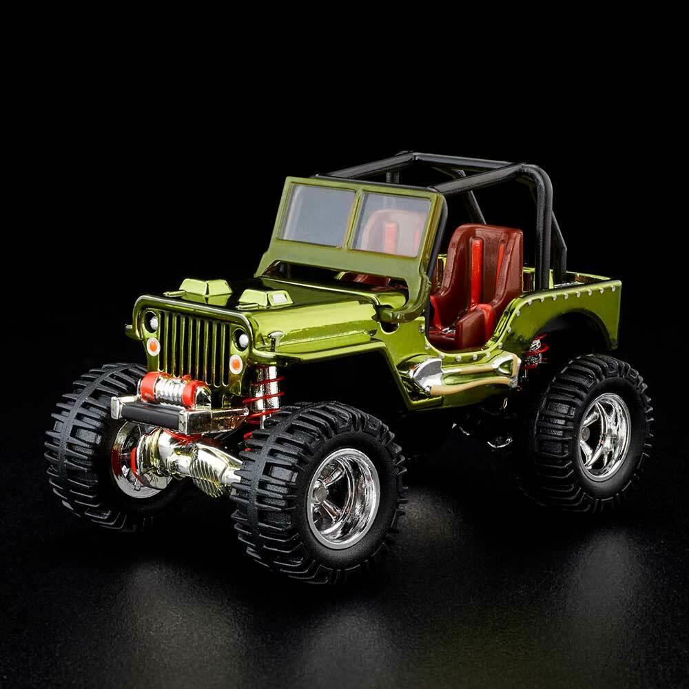 2021 Hot Wheels Rlc 1944 Willys MB Rock Crawler Jeep Green Mint